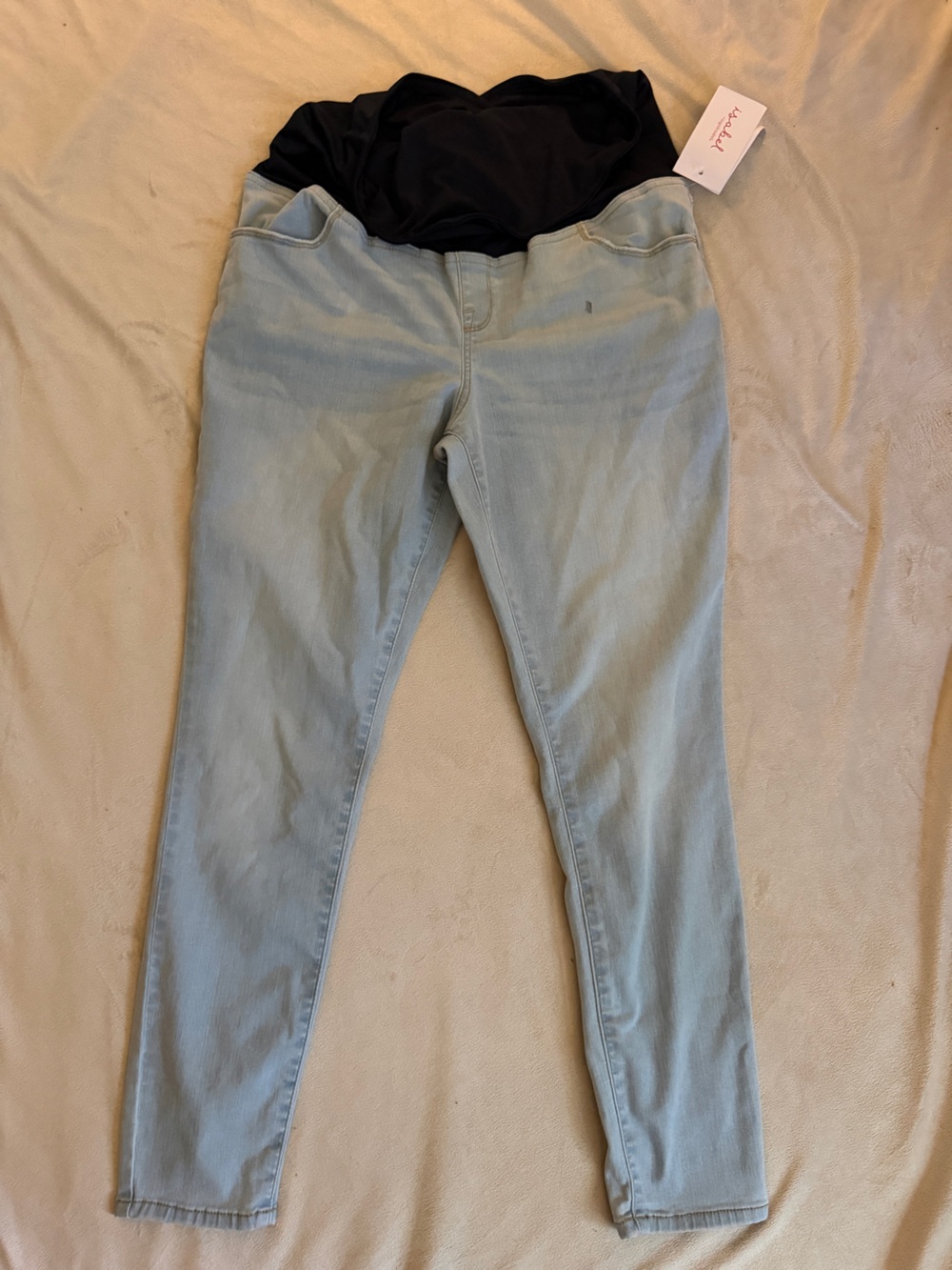 Isabel Maternity by Ingrid & Isabel Light Blue Maternity Jeggings